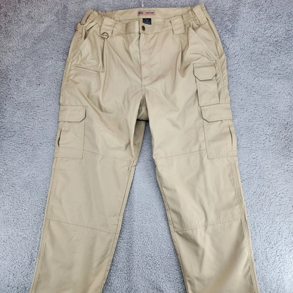 5.11 Tactical Regular Fit Taclite Pro Ripstop Cargo Pants Mens 40x30 Khaki